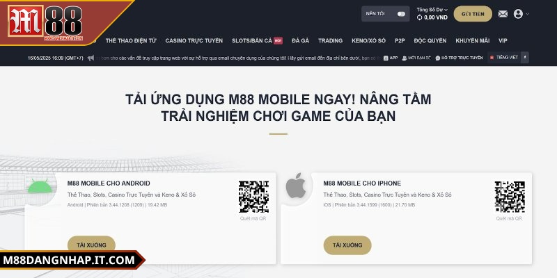 Tải app M88 - Hướng dẫn cài đặt trên mọi nền tảng di động Những lưu ý quan trọng khi dùng app MANSION