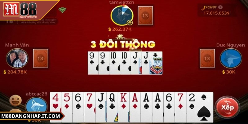 Bài tiến lên miền nam M88 - Hướng dẫn chơi chi tiết Các cách chơi trong game TLMN